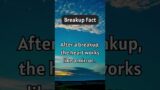 Breakup Fact #facts #breakup #psychology #pain #heart #broken #pieces #mirror #reflection