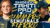 Caitlin Simmers vs Vahine Fierro | SHISEIDO Tahiti Pro – Semifinals Heat Replay