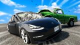 Camodo DESTROYED My Tesla Model 3 BeamNG Drive Mods!!