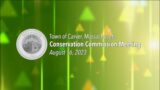 Carver Conservation Commission – August 16, 2023