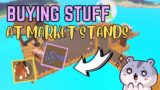Checking out MARKET STANDS + Buying Stuff! | Wild Horse Islands