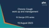 Chronic cough update – 15 August 2023