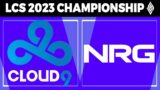 Cloud9 vs NRG, Game 2 – LCS 2023 Championship Upper Bracket Finals – C9 vs NRG G2