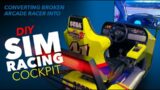 Converting Broken Arcade Racer into DIY Sim Racing Cockpit
