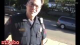 Cop makes an incredible illegal u-turn and gets checked by the people