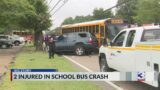 Crash involving school bus on Shelby Drive leaves 2 kids critical, 2 others injured