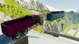 Crazy Stairs Jumps Down With Heavy Vehicle (Crash Test) – BeamNG.drive Down Stairs Jumps