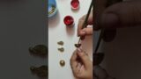 DIY Terracotta Jhumka making and painting #shorts #terracotta #earrings #diy #jewelrymaking