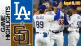Dodgers vs. Padres  [FULL GAME] August 06, 2023 | MLB Highlights | MLB Season 2023