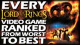 Every Lord Of The Rings Video Game Ranked From WORST To BEST