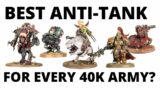 Every Warhammer 40K Army's Best Anti Tank Units?