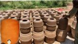 Factory Level Manufacturing Process Terracotta Clay Water Cooler ||  Natural Water Cooler