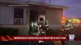 First responders rescue woman from burning West Park apartment