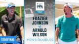 Frazier/Johnson take on Arnold/Wilson in the Men's Doubles Semis!
