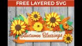 Freebie Week: “Autumn Blessings” Oversized Sized from Craft with Sarah