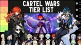Genshin Impact Cartel Wars Tier List