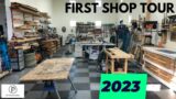 Home Woodworking Shop Tour 2023