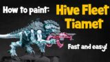 How to paint Hive Fleet Tiamet (No Airbrush)