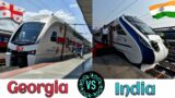 INDIAN RAILWAYS Vs GEORGIAN RAILWAYS Comparison in 2023 || India Vs Georgia