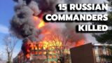 In a Stealth Operation 15 Commanders Of Russia's Elite Forces Were Eliminated! THREAT OF A CIVIL WAR