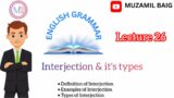 Interjection in English Grammar | Types of Interjection | Parts of Speech | Muzamil Baig