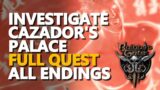 Investigate Cazador's Palace Full Quest Walkthrough All Endings Baldur's Gate 3