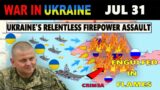 JUL 31 : Intense Barrage Ukraine's Relentless Firepower Targeting Crimea