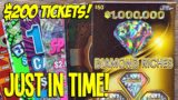 JUST IN TIME! $200 Texas Lottery Scratch Offs
