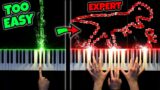 Jurassic Park Theme | EASY to EXPERT But…