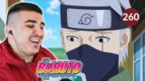 KAKASHI TO THE RESCUE!!! BORUTO EPISODE 260 REACTION!!!