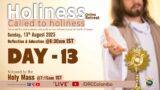 (LIVE) DAY – 13, Holiness Retreat; Called to Holiness | Sunday Mass | 13 August 2023 | DRC Colombo