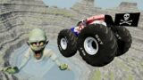 Leap Of Death Car Jumps with Monster Truck – BeamNG Drive