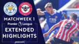 Leicester City v. Brentford | PREMIER LEAGUE HIGHLIGHTS | 8/7/2022 | NBC Sports