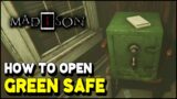 Madison How to open GREEN SAFE (Green Safe Code)