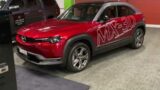 Mazda showed the MX-30 electric car to Fleet Managers at the 2022 AfMA Fleet Conference.