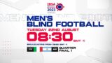 Men’s Blind Football | Italy vs Argentina | Quarter Final 1 | IBSA World Games 2023