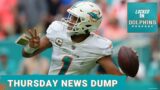 Miami Dolphins Health Updates, Tua Punches Back & RB Pursuits