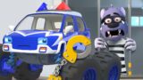Monster Police Car Song | Monster Truck | Car Cartoon | Cartoon for Kids | BabyBus – Cars World