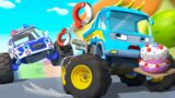 Monster Police Truck Rescue Team | Monster Truck | Fire Truck | Kids Song | BabyBus – Cars World