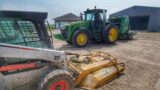 Mowing Weeds and Baling Alfalfa