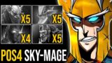 NEW POS4 SKYWRATH MAGE GOD!! 3 Lanes Roamed Unstoppable Mystic Flares – Blow Your Mind Again | 7.33e