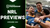 NRL 2023 | Round 24 Previews | Match Previews