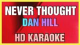 Never Thought – Dan Hill | Karaoke Version