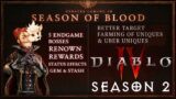 New Endgame, Fixing Resistances and Overpower! | Diablo 4 Season 2 Spoilers
