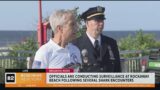 Officials share update on search for sharks off Rockaway Beach