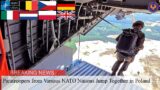 Paratroopers from Various NATO Nations Jump Together in Poland (Jump Week)