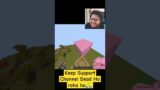 Pink Glazed Terracotta Block Illusion # #gaming #naseemgaming #viralvideo #minecraftshorts