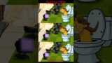 Plants vs Zombies, Skibidi Toilets 2023#shorts#short #plants