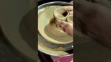 Pottery // Tea Cup On Pottery Wheel #crafts #terracotta #teacup #youtubeshorts #clayart #pottery