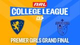 Premier Girls | Akld Girls Grammar v McAuley High School |  2023 Akld College Rugby League Finals